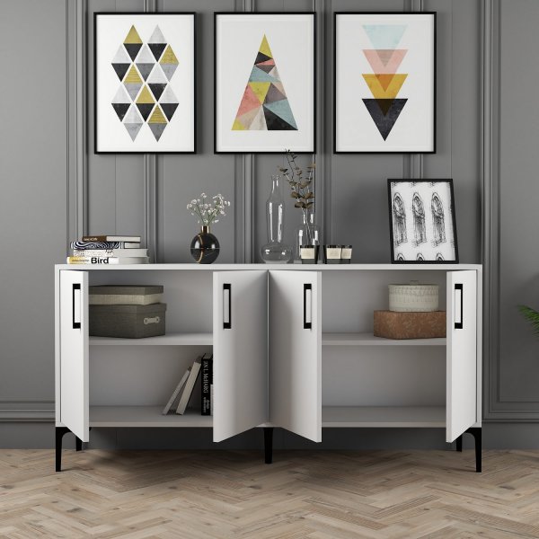 Kyiv Sideboard 160 cm - Weiß