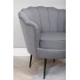 Ballini Sessel - Grauer Stoff