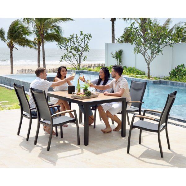 Panama Essgruppe 3 - Schwarz/Teak