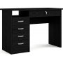 Function Plus Schreibtisch mit 4 Schubladen 109,3 x 48,5 cm - Black Box