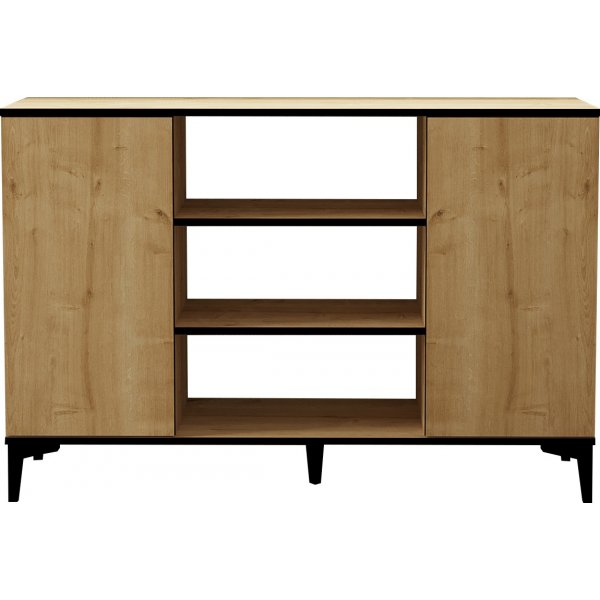Ebin Sideboard - Saphireiche/Schwarz
