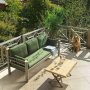 Kappis 3-Sitzer Outdoor-Sofa - Braun/Grün