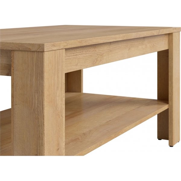 Bistro Couchtisch 110 x 59 cm - Riviera Eiche/Sonoma Eiche