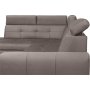 Matras Ecksofa mit offenem Ende links - Grau