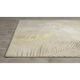 Creation Leaf maschinengewebter Teppich Creme