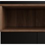 Roomer Sideboard - Schwarz/Walnuss
