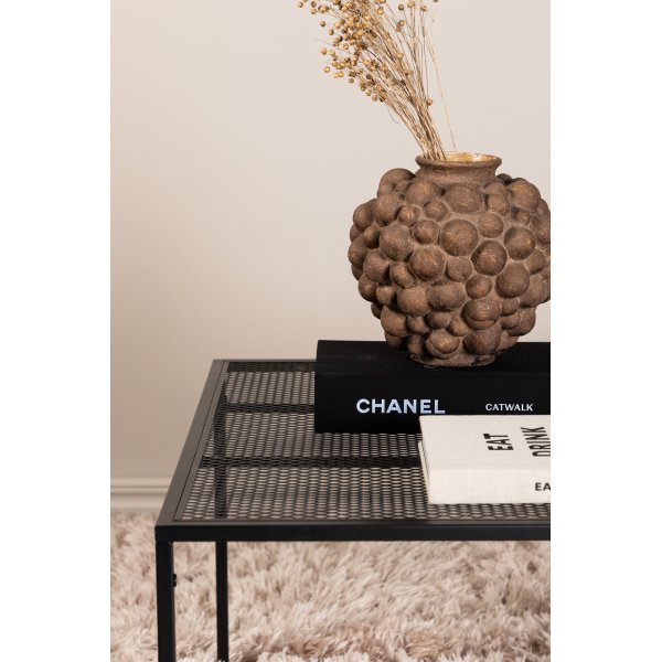 Netz Couchtisch 80 x 80 cm - Schwarz