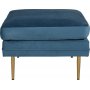 Savanna Hocker - Blauer Samt