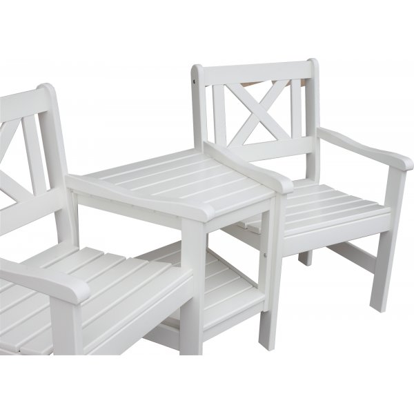 Europa Gartenmöbel - Loveseat - Weiß