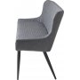 Aman 2,5-Sitzer-Sofa aus grauem PU
