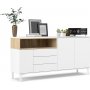 Roomers Sideboard - Weiß/Eiche