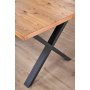 Xavier Esstisch 160-250 x 90 cm - Eiche/Schwarz