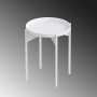 Vela Couchtisch Ø44 cm - Weiß