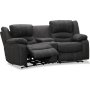 Kensington elektrisches 2-Sitzer-Sofa mit verstellbarer Kopfstütze - Grau
