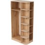 Luses Kleiderschrank - Kiefer/Beige