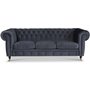 Sheffield Chesterfield 3-Sitzer Sofa - (Farbe der Polsterung ist optional)