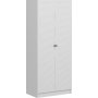 Larett Kleiderschrank 90 cm - Weiß
