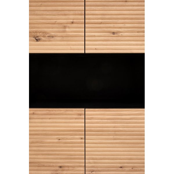 Laguna Schrank - Artisan Eiche/Schwarz