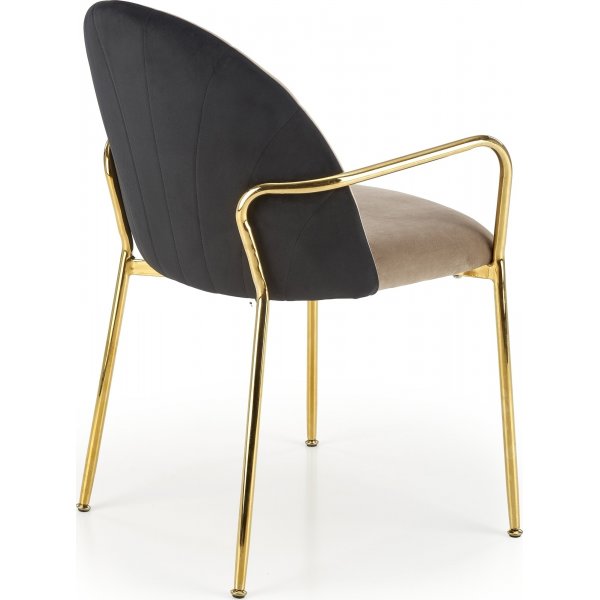 Cadeira Esszimmerstuhl 500 - Beige/Schwarz