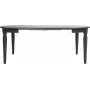 Lucan 1 Esstisch 95-195 x 95 cm - Graphit