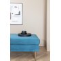 Savanna Hocker - Blauer Samt