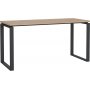 Schilderschreibtisch 150 cm - Mattgrau/Hickory