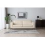Aspen 3-Sitzer-Sofa - Beige Samt