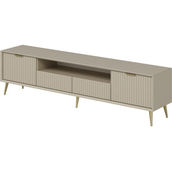 Basal Media Bank mit Beinen - Beige