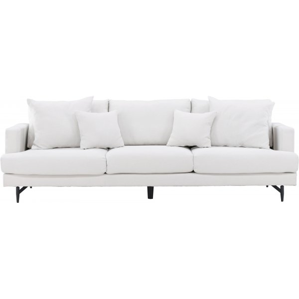 Sofia 3-Sitzer-Sofa - Beigefarbenes Leinen