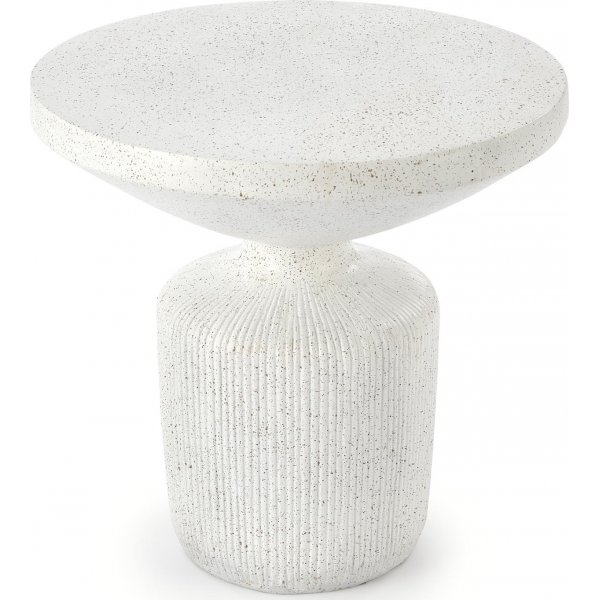 Giza Couchtisch Ø54 cm - Weiß