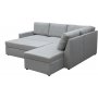 Traumgraues Schlafsofa mit Stauraum und Ecksofa