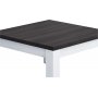 Hesen Couchtisch 75 x 75 cm - Weiß/Schwarz