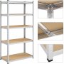 Galore Regal 200 cm - Silber/Beige