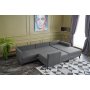 Belen U-Bettsofa - Anthrazit