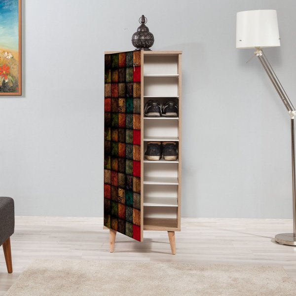 Filinta Schuhschrank Mosaik - Sonoma Eiche