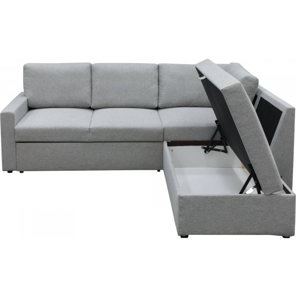 Traumgraues Schlafsofa mit Stauraum und Ecksofa