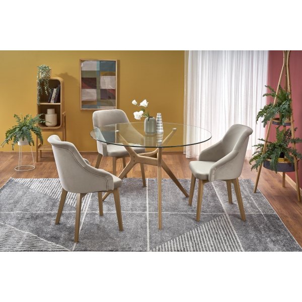 Ashmore Esstisch Ø120 cm - Eiche