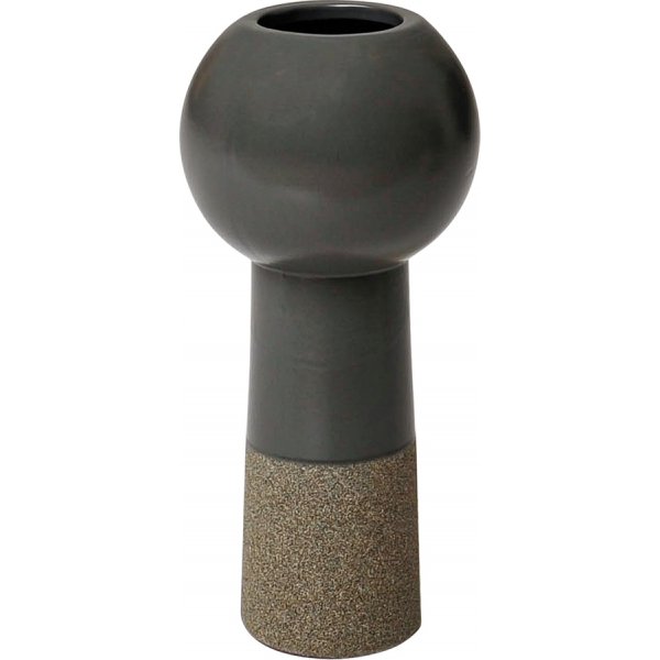 Eva Vase klein - Grau/Braun