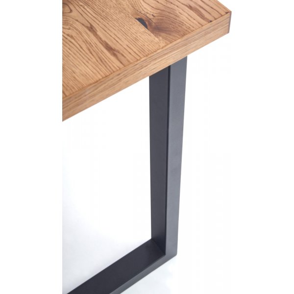 Apollo Esstisch 126-206 cm - Eiche/schwarz