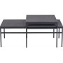 Exeter Wetttisch 55x50 | 100 x 50 cm - Schwarz