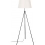 Stativ-Stehlampe - Schwarz/Creme