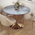 Kundenbild Plaza Samtstuhl - Beige/Messing