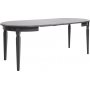 Lucan 1 Esstisch 95-195 x 95 cm - Graphit