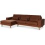 Ranger Diwansofa links - Cognac Leder