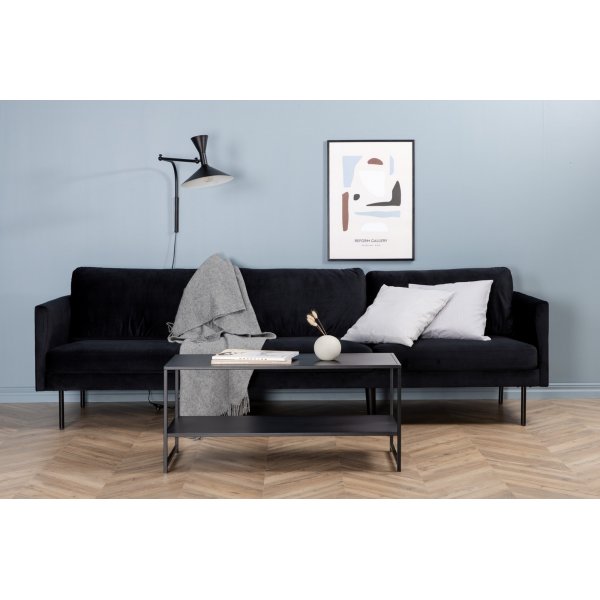 Eden 3-Sitzer-Sofa - Schwarz