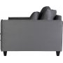 Brandy Lounge Sessel 1,5-Sitzer Sofa - Dunkelgrau (Samt)