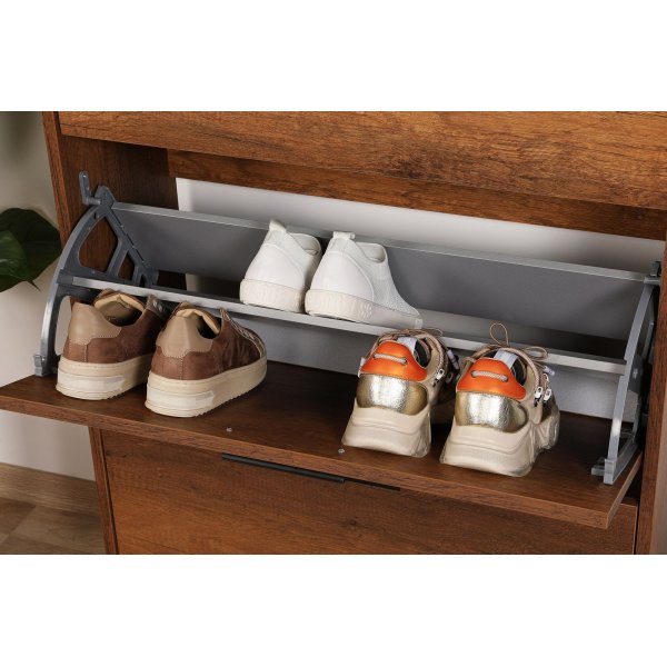 Shock Schuhschrank - Nussbaum