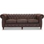Chesterfield Cambridge 3-Sitzer Sofa - Vintage Stoff
