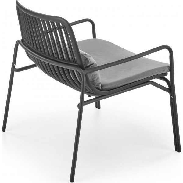 Melby Sessel - Schwarz/Grau