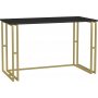 Kane Schreibtisch 120 x 60 cm - Gold/Anthrazit